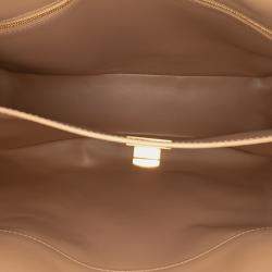 Pre Owned Balenciaga Brown Large Smooth Calfskin Rodeo Satchel