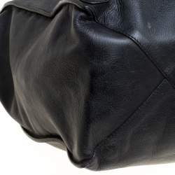 مملوكة مسبقًا Balenciaga Black Leather Papier A4 Tote
