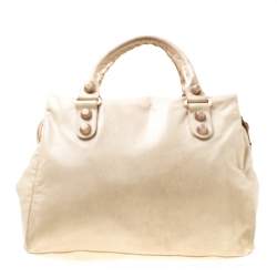 Balenciaga Beige Leather Giant 21 Midday Bag