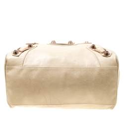 Balenciaga Beige Leather Giant 21 Midday Bag