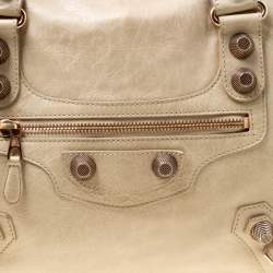 Balenciaga Beige Leather Giant 21 Midday Bag