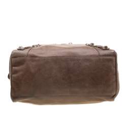 Pre Owned Balenciaga Noix Leather Giant Hardware 21 Midday Bag