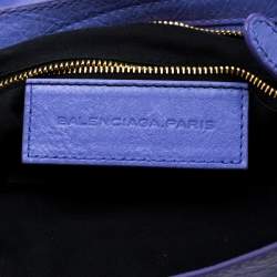 Pre Owned Balenciaga Mauve Leather RGH City Bag 