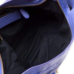Pre Owned Balenciaga Mauve Leather RGH City Bag 
