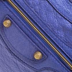 Pre Owned Balenciaga Mauve Leather RGH City Bag 