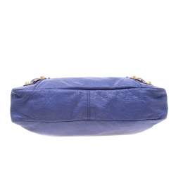 Pre Owned Balenciaga Mauve Leather RGH City Bag 