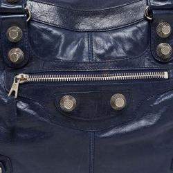 مملوكة مسبقًا Balenciaga Marine Leather GSH Brief Tote
