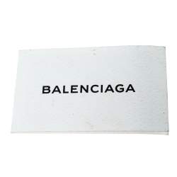 Pre Owned Balenciaga Cream Python Le Dix Cartable S Top Handle Bag