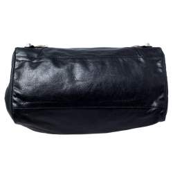 Balenciaga Black Leather Giant Hardware 21 Midday Bag