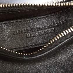 Pre Owned حقيبة يد بلنسياغا شراشيب لوندري كاباس جلد رمادية XS