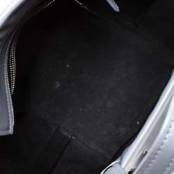 Pre Owned حقيبة يد بلنسياغا شراشيب لوندري كاباس جلد رمادية XS