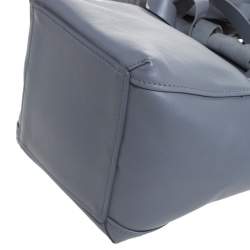 Pre Owned حقيبة يد بلنسياغا شراشيب لوندري كاباس جلد رمادية XS