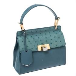 Pre Owned حقيبة بالنسياغا لو دي كارتابل جلد بني بيد علوية