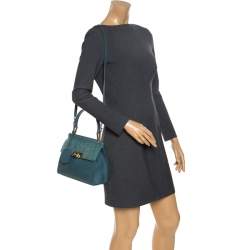 Pre Owned حقيبة بالنسياغا لو دي كارتابل جلد بني بيد علوية