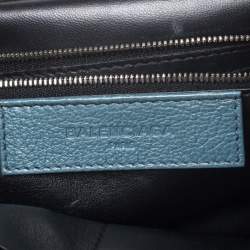 Pre Owned حقيبة بالنسياغا لو دي كارتابل جلد بني بيد علوية