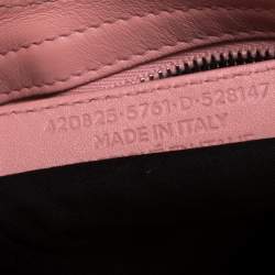 Pre Owned Balenciaga Rose Bonbon Leather SH Hardware Metal Plate Bag 