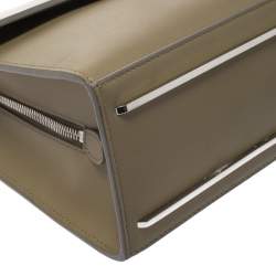 Pre Owned Balenciaga Green Leather Le Dix Cartable Top Handle Bag