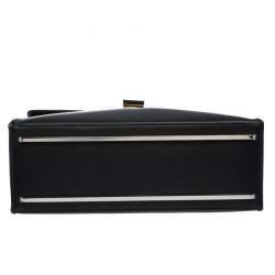 Pre Owned حقيبة بالنسياغا يد علوية لو ديس كارتابل جلد سوداء 