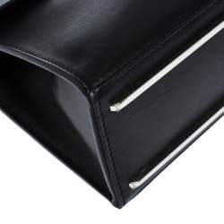 Pre Owned حقيبة بالنسياغا يد علوية لو ديس كارتابل جلد سوداء 