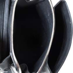 مملوكة مسبقًا حقيبة بالنسياغا يد علوية لو ديكس كارتابل جلد ونقش تمساح سوادء