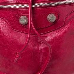 Balenciaga Sang Leather GGH 21 Pompon Hobo