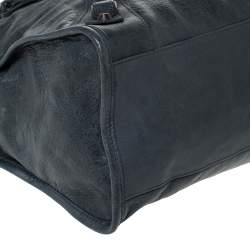 Pre Owned Balenciaga Anthracite Leather RH City Bag