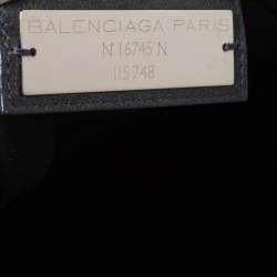 Pre Owned Balenciaga Anthracite Leather RH City Bag