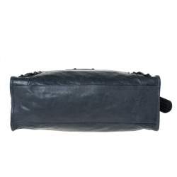 Pre Owned Balenciaga Anthracite Leather RH City Bag