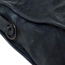 Pre Owned Balenciaga Anthracite Leather RH City Bag