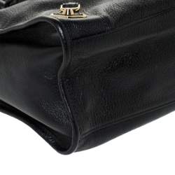 Pre Owned Balenciaga Black Leather RH City Tote