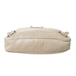 Pre Owned Balenciaga Biege Oryx Leather RSH First Tote