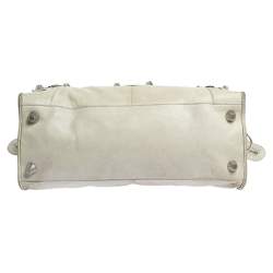 Pre Owned Balenciaga Beige Oryx Leather GSH Part Time Tote