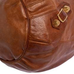 Pre Owned Balenciaga Automne Leather GGH Pompon Hobo