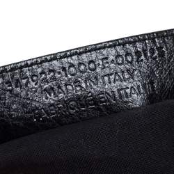 Pre Owned Balenciaga Black Leather RH Zip Traveler Backpack