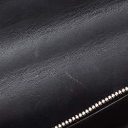 Pre Owned حقيبة بالنسياغا "لو ديكس كارتابل" يد علوية جلد ثعبان و جلد أسود