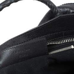 Pre Owned حقيبة يد بالنسياغا جي أتش سيتي جلد بروغي أسود