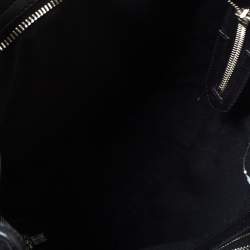 Pre Owned حقيبة يد بالنسياغا جي أتش سيتي جلد بروغي أسود