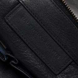Pre Owned Balenciaga Bleu Obscur Leather Milkyway Papier Messenger Bag