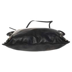 Pre Owned Balenciaga Bleu Obscur Leather Milkyway Papier Messenger Bag