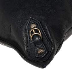 Pre Owned Balenciaga Bleu Obscur Leather Milkyway Papier Messenger Bag