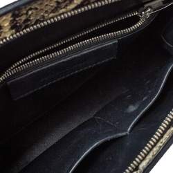 Pre Owned Balenciaga Cream Python Le Dix Cartable S Top Handle Bag