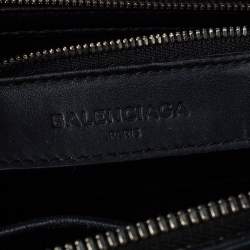 Pre Owned Balenciaga Cream Python Le Dix Cartable S Top Handle Bag