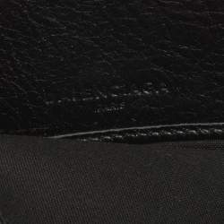 Pre Owned Balenciaga Black Leather City Zip Around Wallet