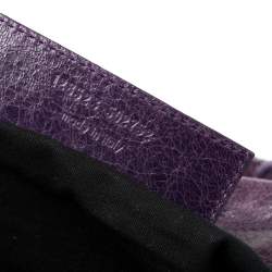 Pre Owned Balenciaga Raisin Leather RH Twiggy Satchel