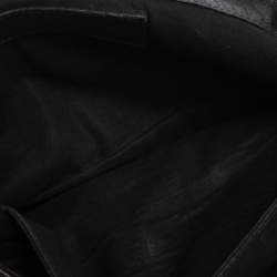 Pre Owned Balenciaga Black Leather GSH  Envelope Clutch
