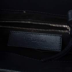 Pre Owned حقيبة يد توتس بالنسياغا ميني أول أفترنون جلد سحلية وجلد أصفر/أزرق