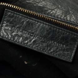 Balenciaga Anthracite Leather GGH Brief Bag