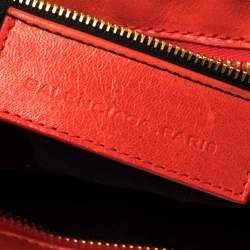 Pre Owned Balenciaga Rouge Leather GGH Part Time Tote