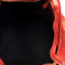Pre Owned Balenciaga Rouge Leather GGH Part Time Tote