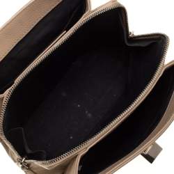 مملوكة مسبقًا Balenciaga Beige Leather Le Dix Cartable Top Handle Bag